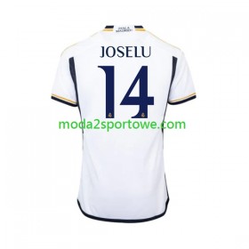 Koszulka Real Madryt JOSELU 14 Domowe Stroje Piłkarskie 2023/24 Krótki Rękaw
